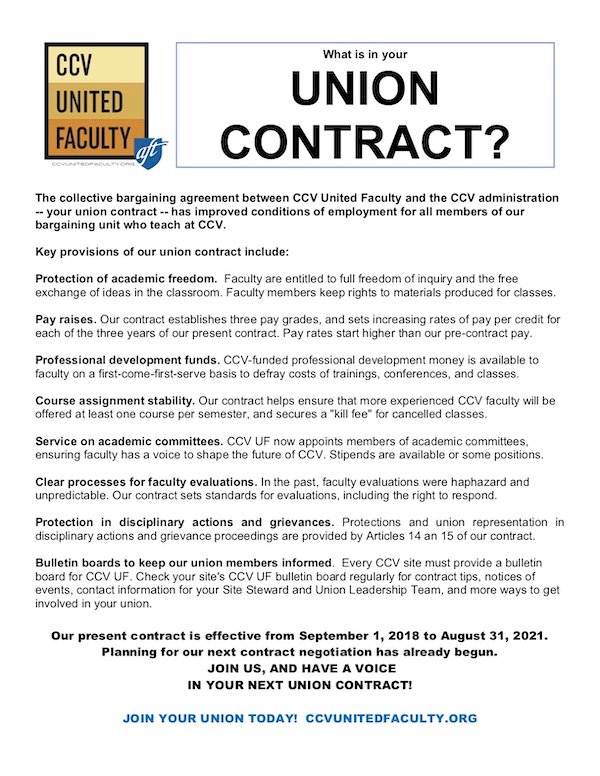 What Is In Your Union Contract?